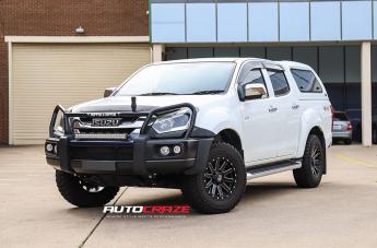 ISUZU DMAX HEIST SATIN BLACK MILLED